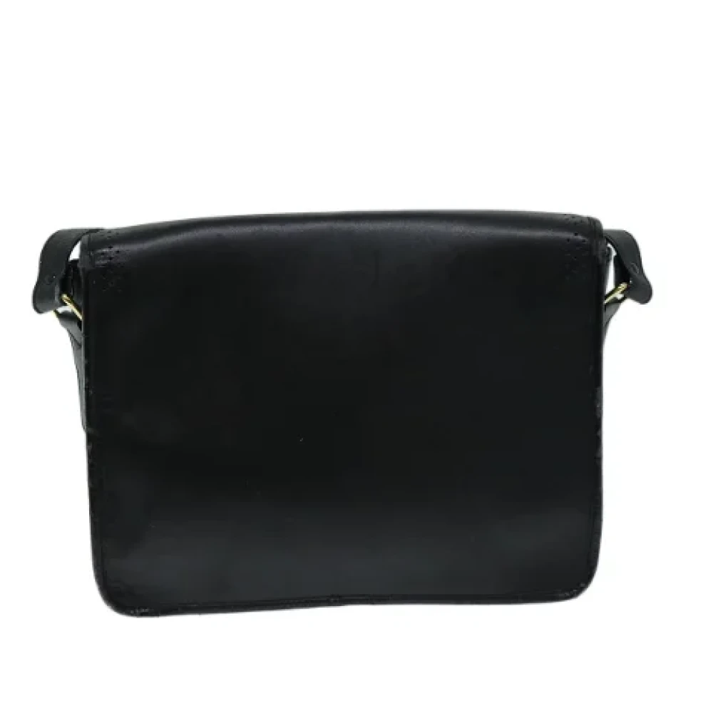 Burberry Vintage Pre-owned Leather shoulder-bags Black Dames