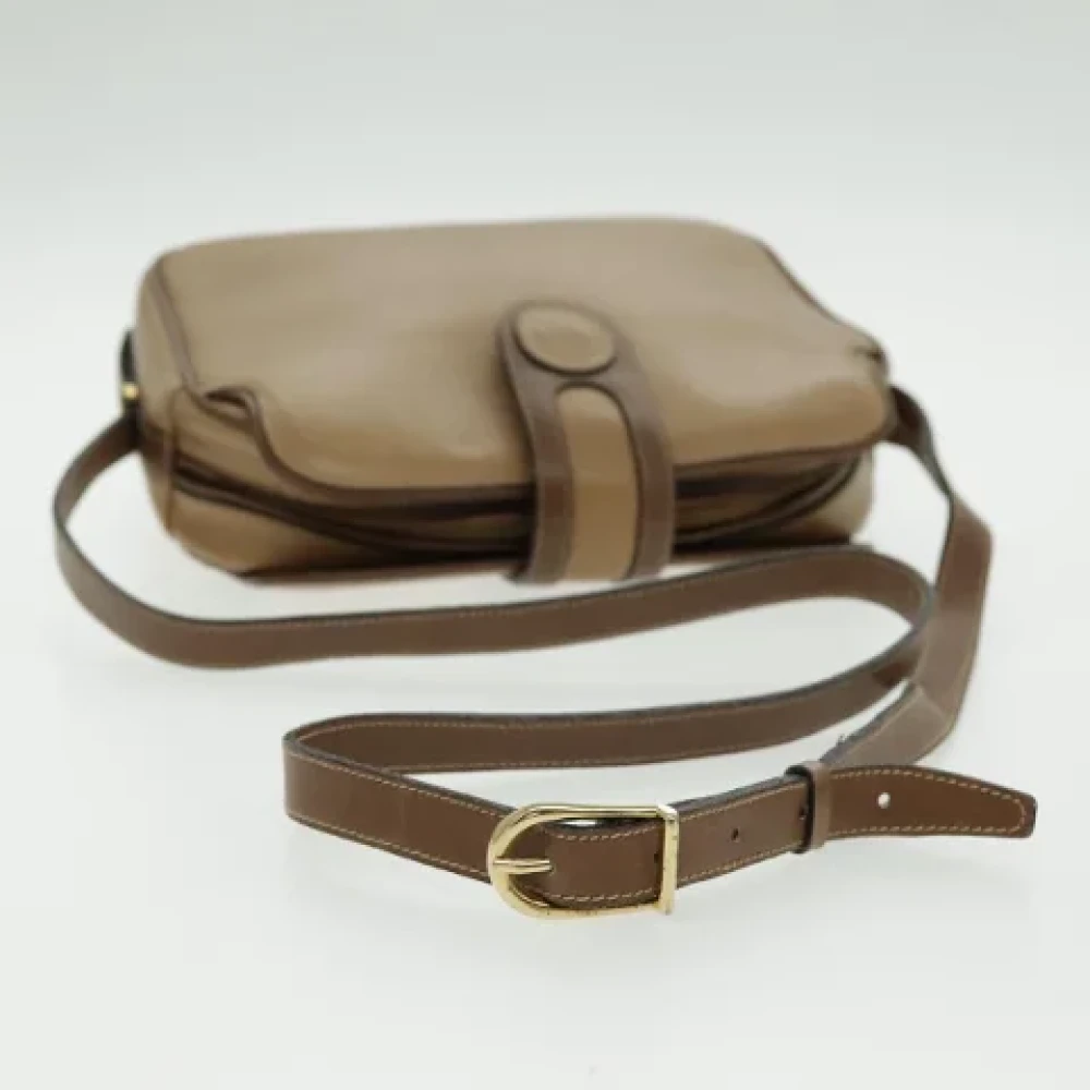 Celine Vintage Pre-owned Leather shoulder-bags Brown Dames