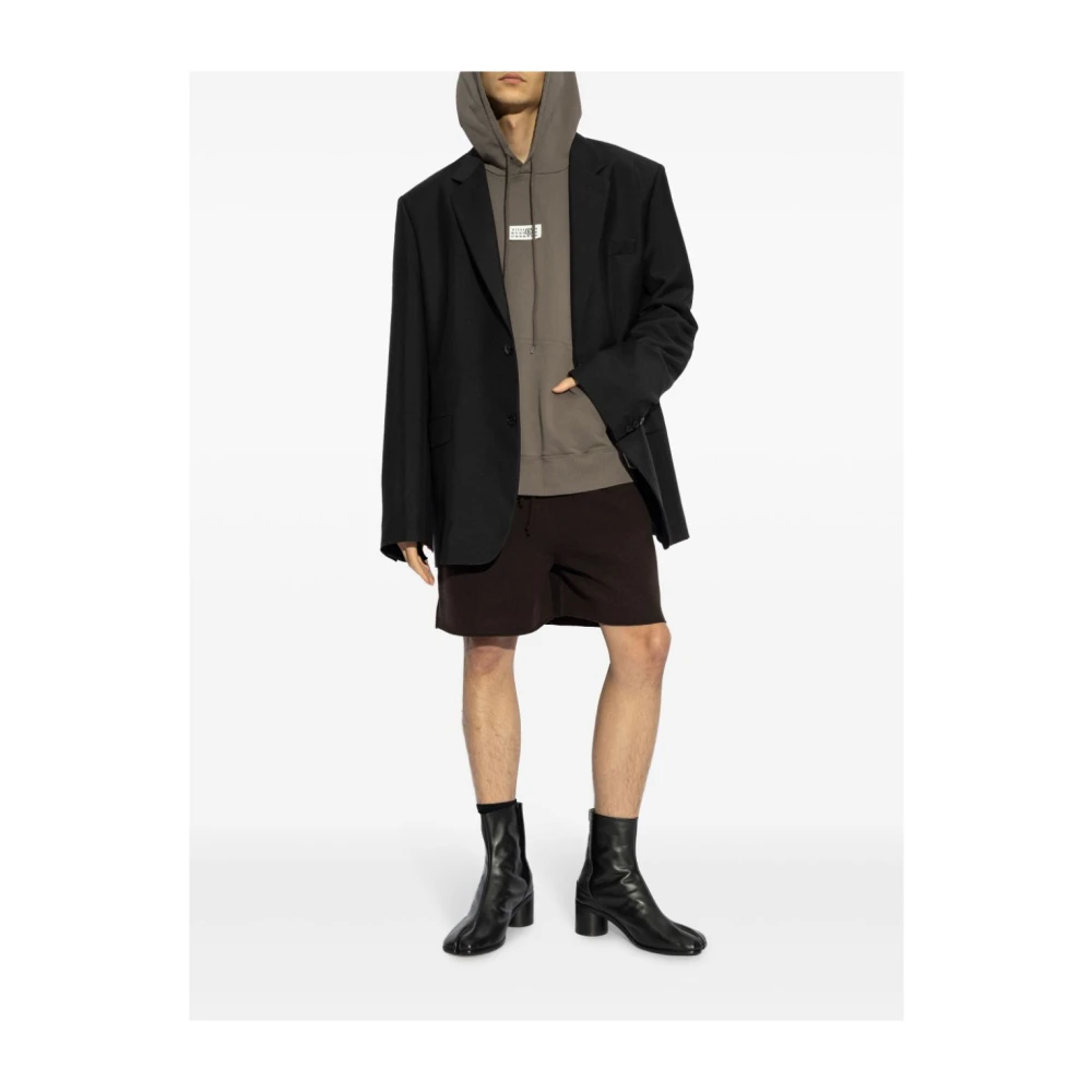 MM6 Maison Margiela Bruine Sweatshirt Ss25 Brown Heren