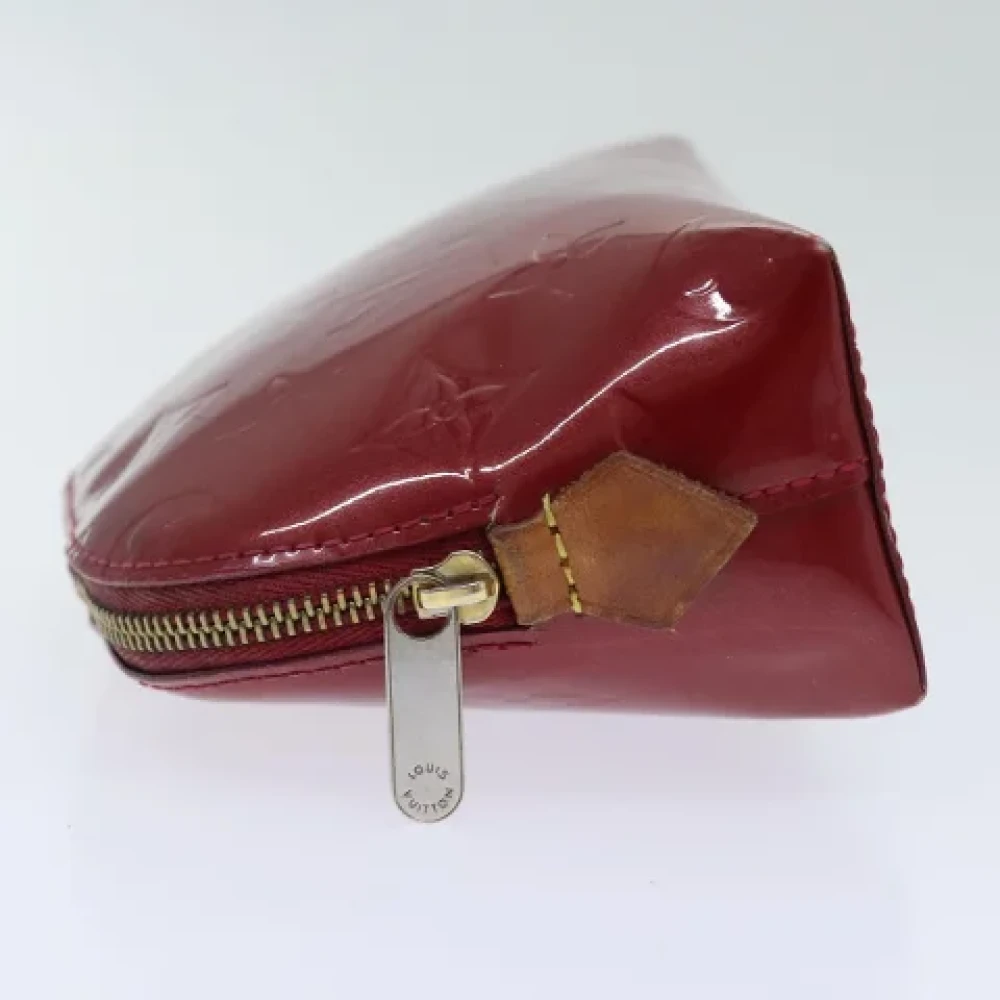 Louis Vuitton Vintage Pre-owned Leather pouches Red Dames