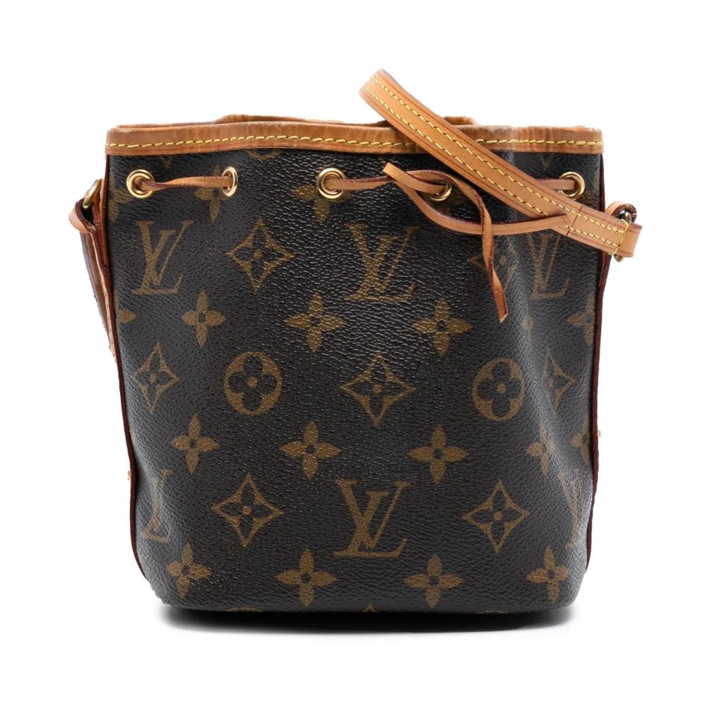Louis Vuitton Vintage Women's Brown Pre-Owned Vintage Monogram Canvas Bucket Bag