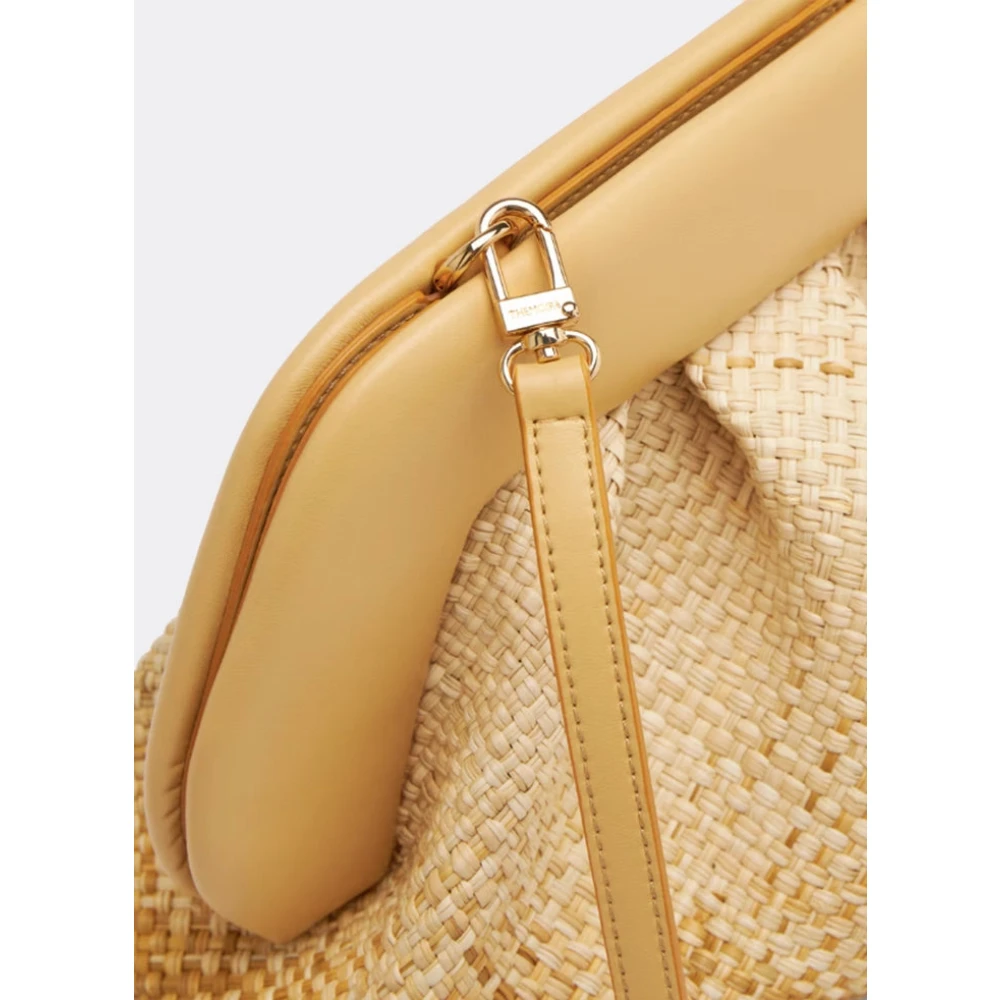 THEMOIRè Straw Clutch Tas Beige Dames