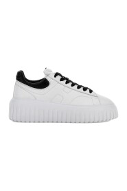 Białe Sneakersy H-Stripes z Pianką Pamięciową