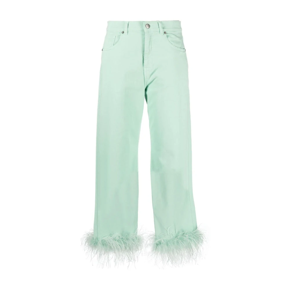 P.a.r.o.s.h. Cropped Jeans Green Dames