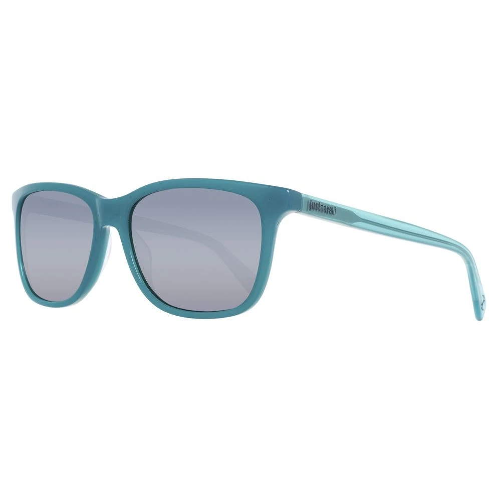 Just Cavalli Unisex Green Sunglasses, One Size, Plastic Sunglasses Trapezium Style
