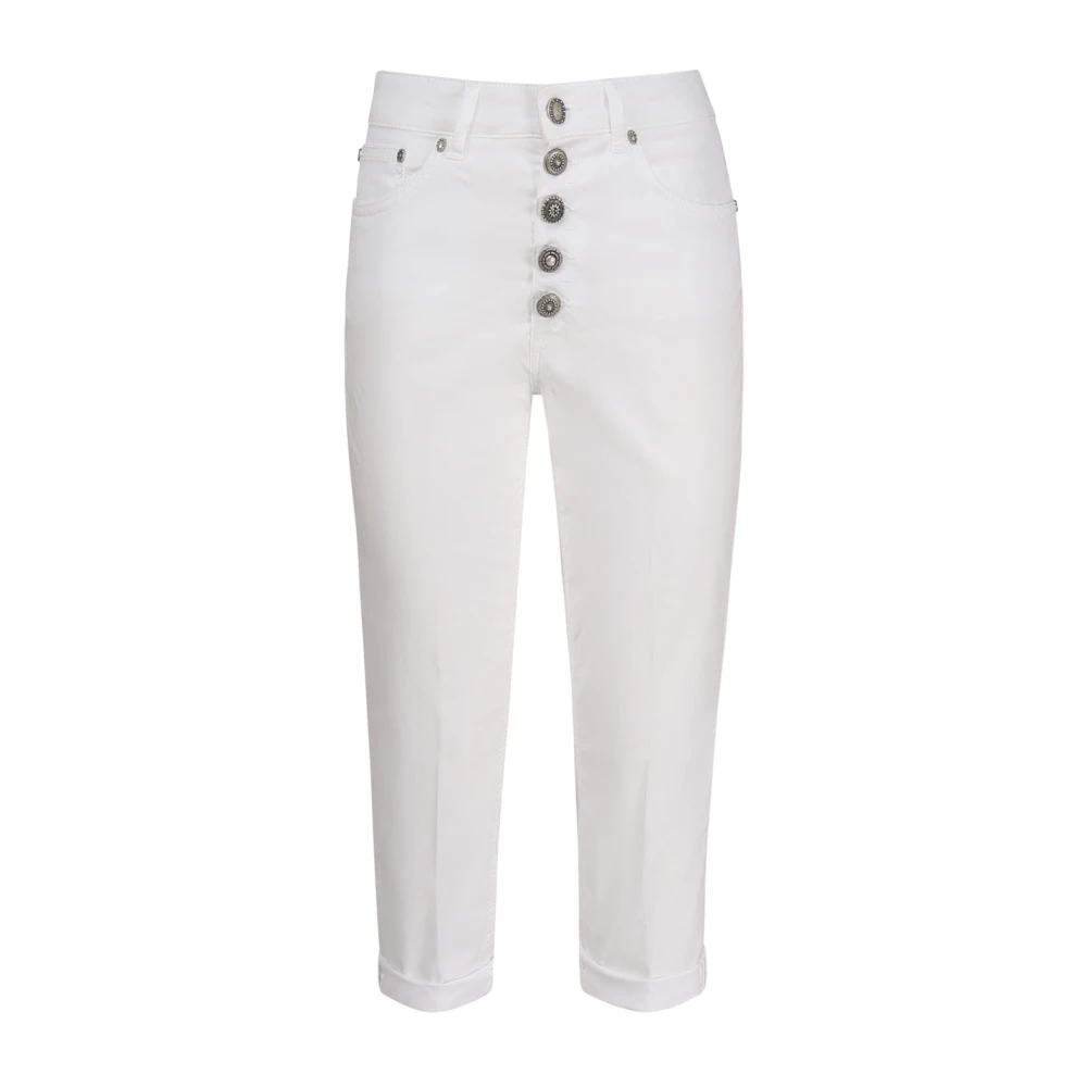 Dondup Jeans met Pant Koons Gioiello Detail White Dames