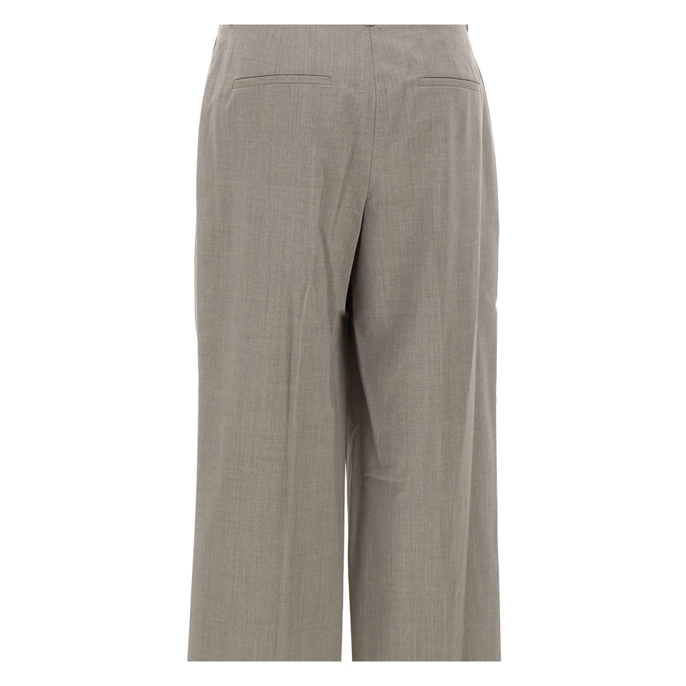 Theory Wollen Broek in Duif Grijs Gray Dames