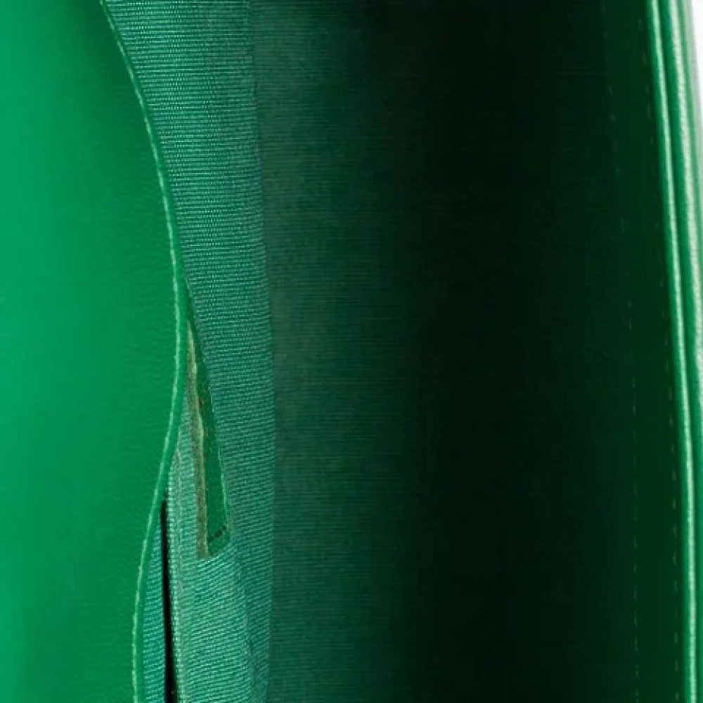 Chanel Vintage Pre-owned Leather chanel-bags Green Dames