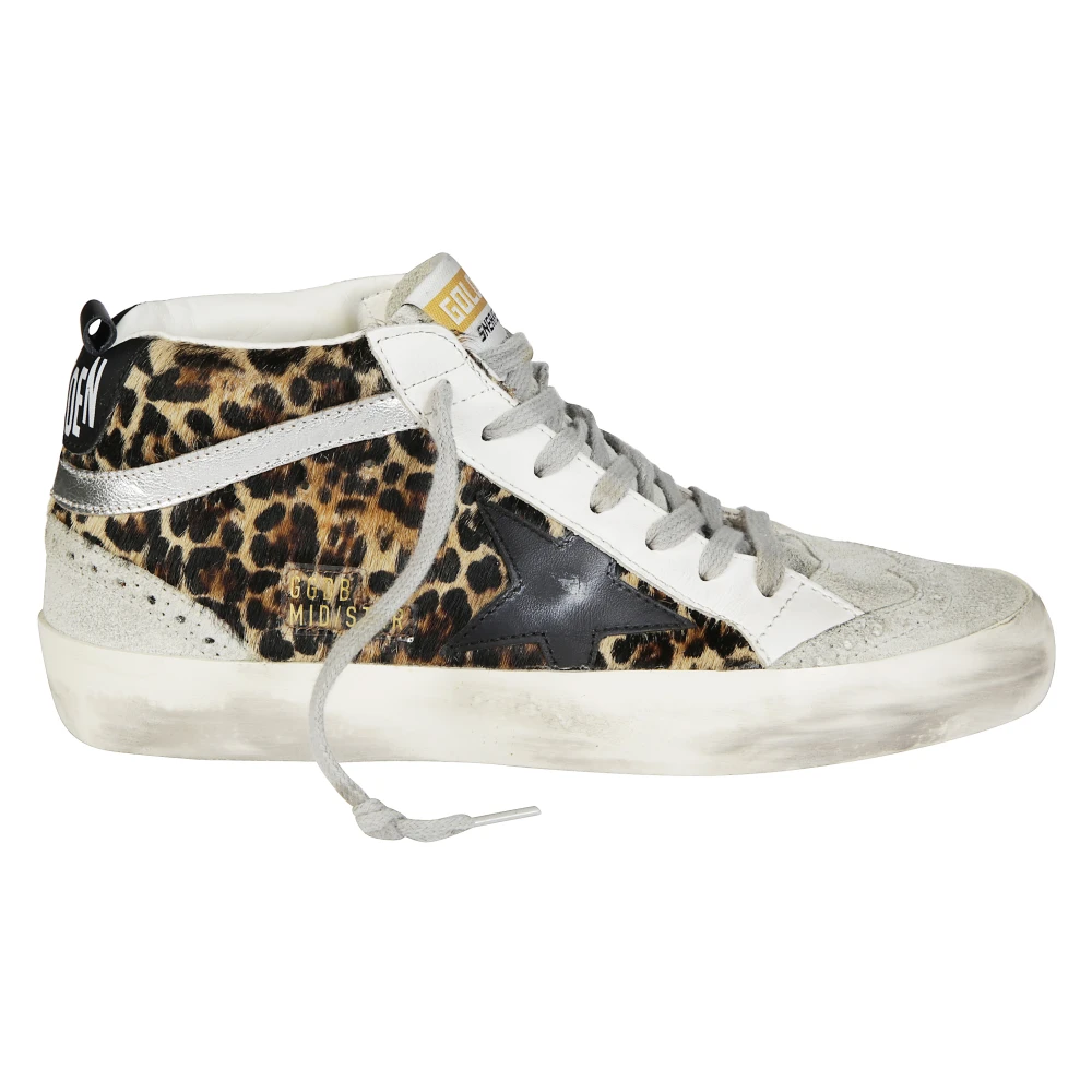 Golden Goose Stijlvolle Horsy Mid Star Sneakers Dames Schoenen Veelkleurig Multicolor
