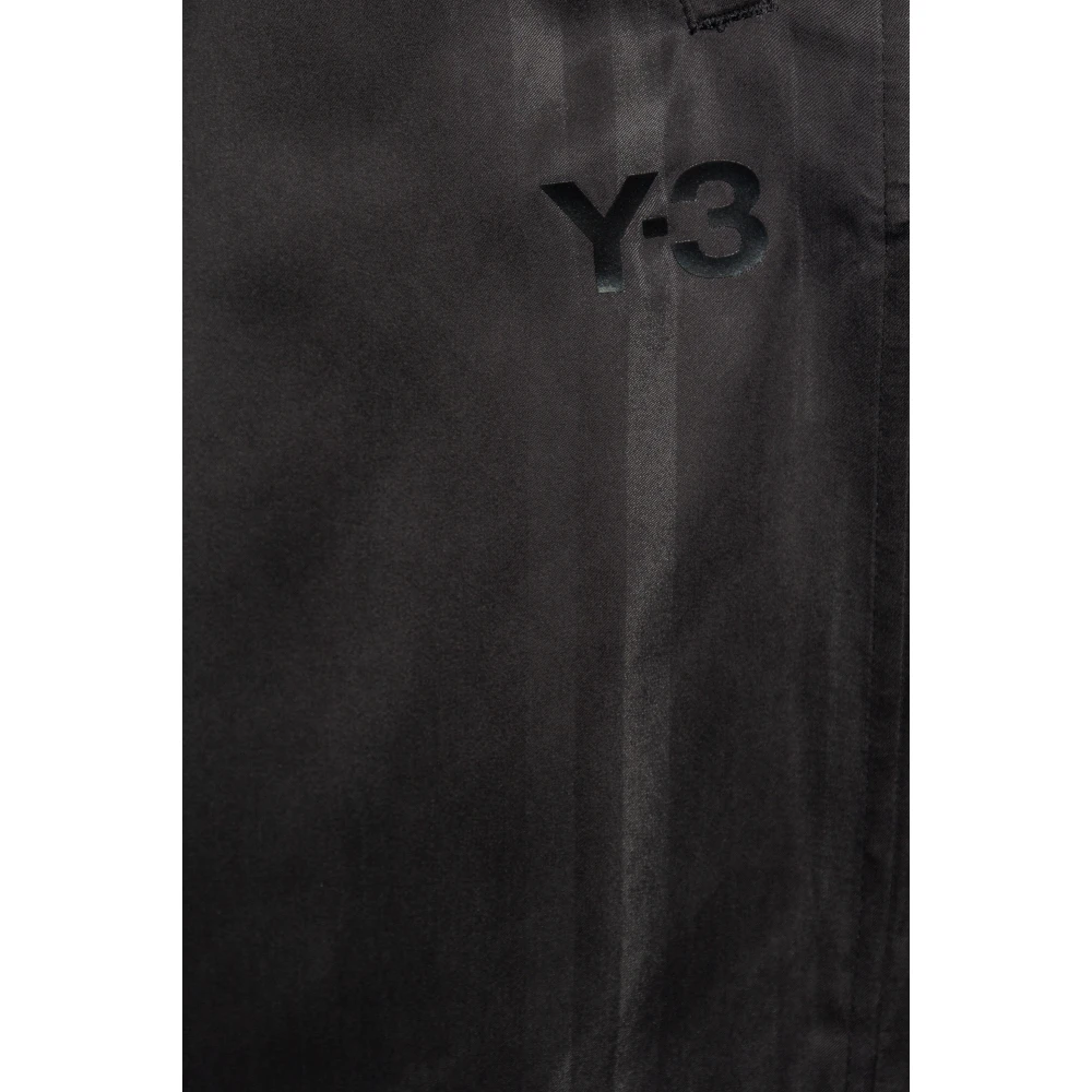 Y-3 Shorts met logo Black Heren