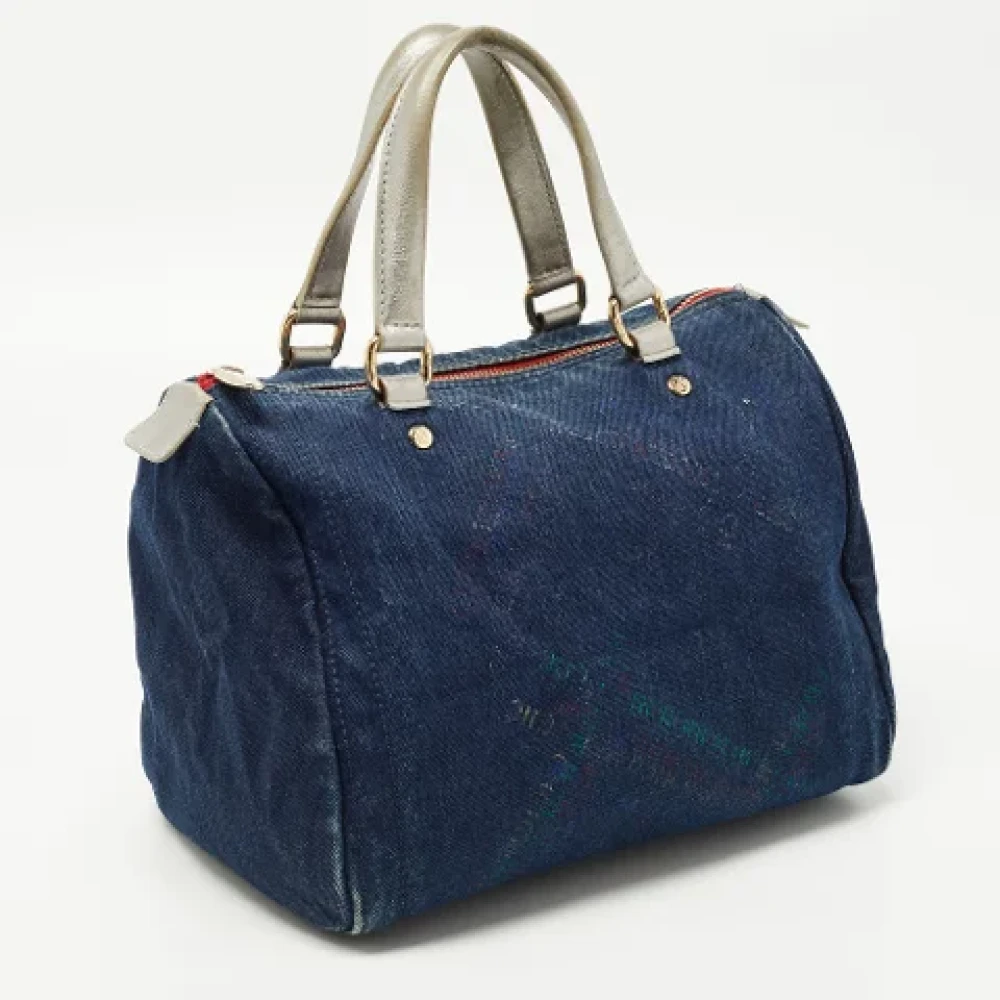 Carolina Herrera Pre-owned Denim handbags Blue Dames