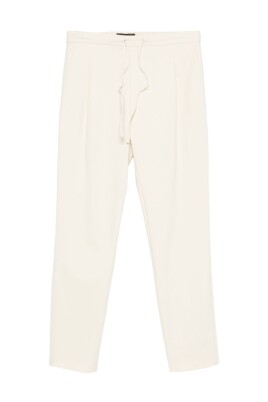 beige-pleat-detail-drawstring-trousers