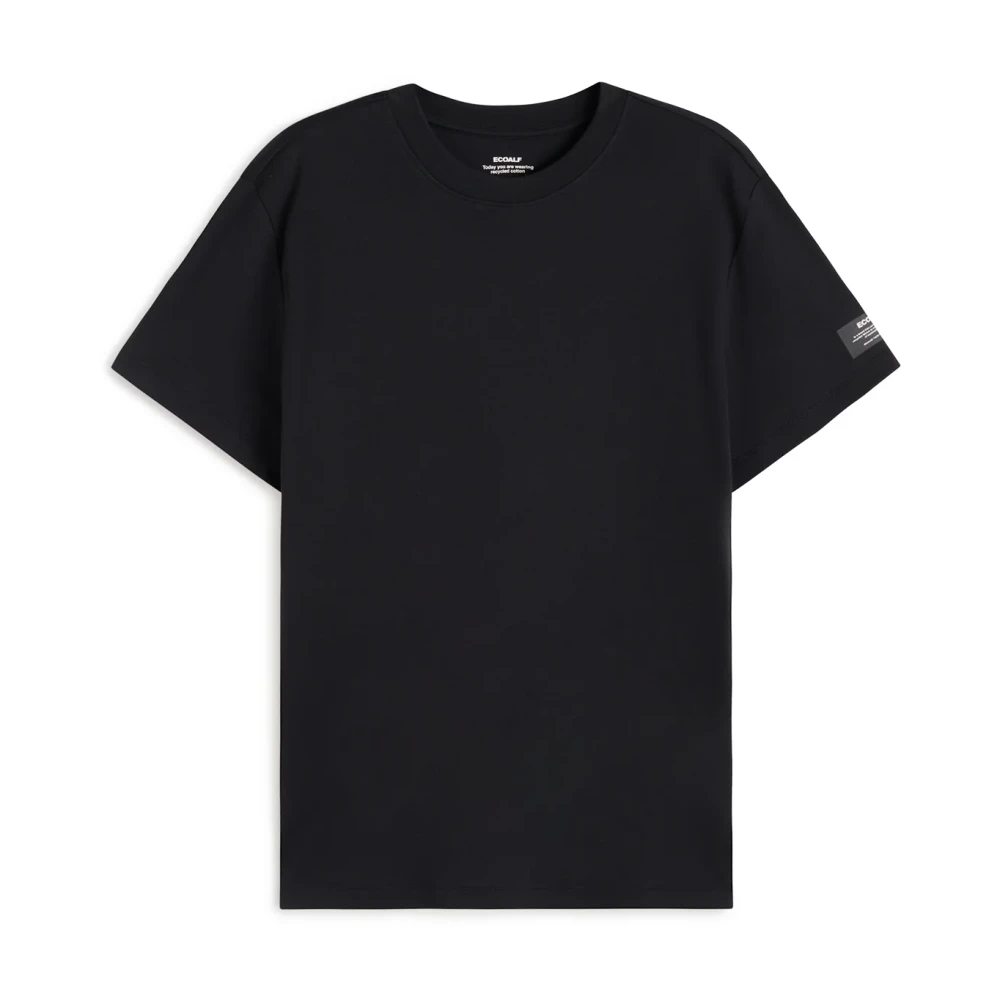 Ecoalf Zwarte Sintra Korte Mouw T-shirt Black Heren