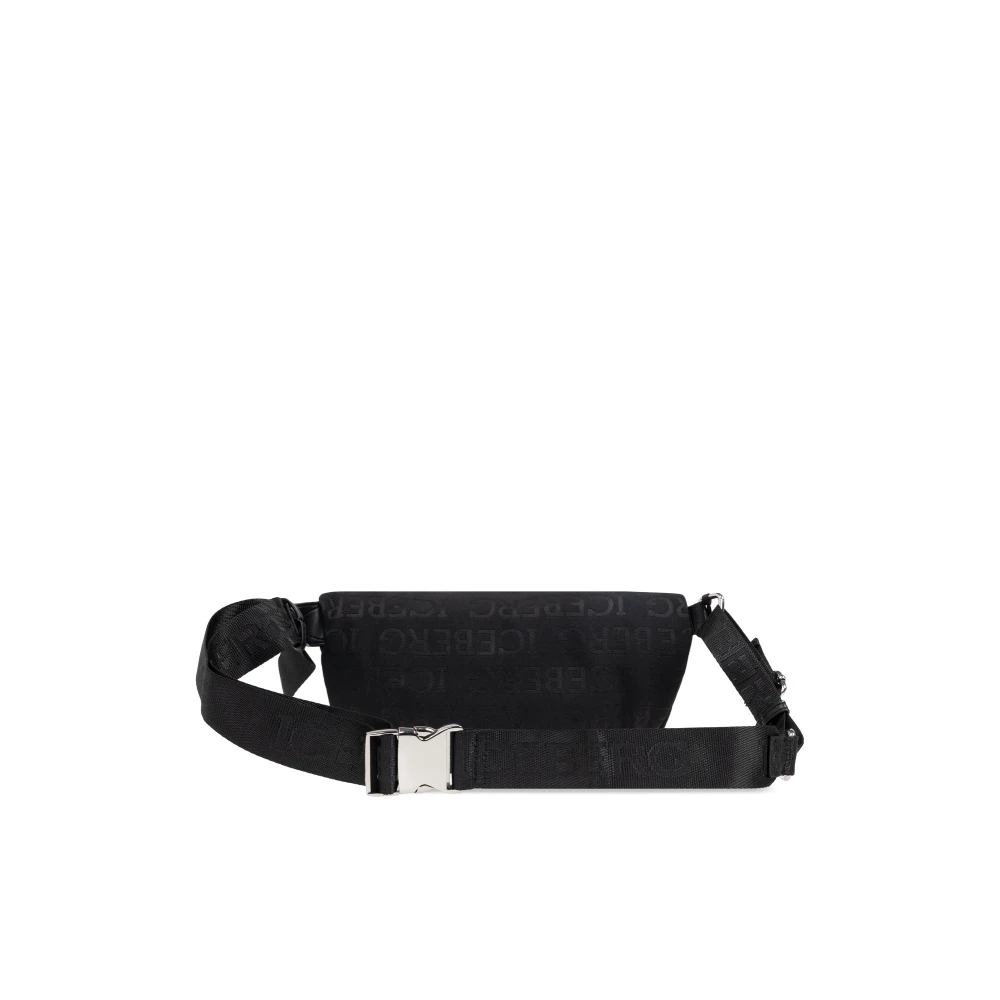 Iceberg Heuptas met logo Black Heren