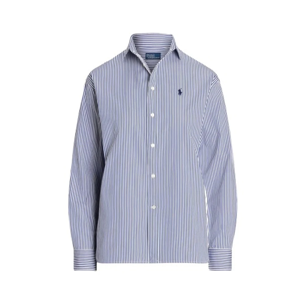 Polo Ralph Lauren Gestreept Casual Overhemd Blue Dames