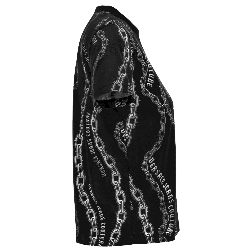 Versace Jeans Couture T-shirts en Polos Black Dames