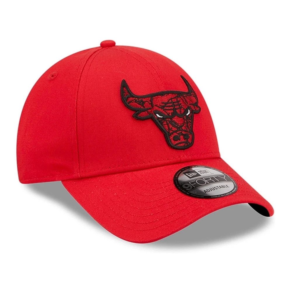 new era Rode Bulls Marmer Infill Pet Red Heren
