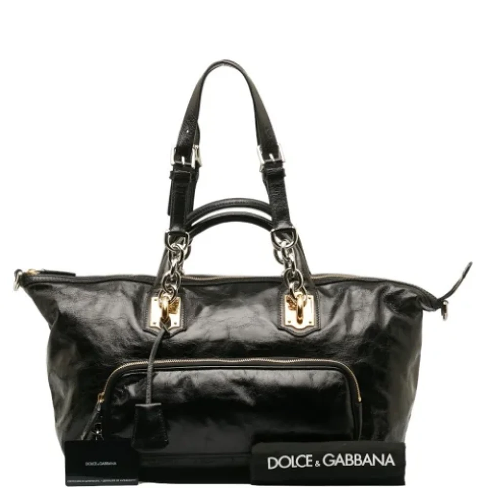 Dolce & Gabbana Pre-owned Fabric handbags Black Dames