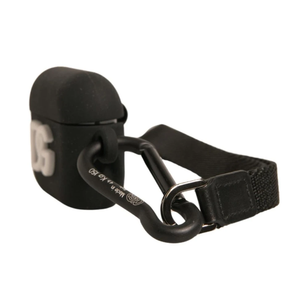 Dolce & Gabbana Luxe Logo Airpods Hoesje Black Heren