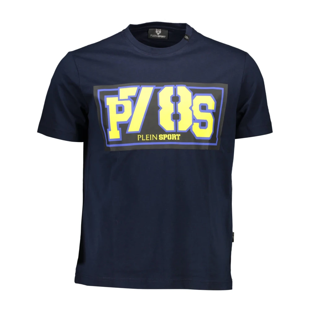 Plein Sport Blauw heren T-shirt met korte mouwen Blue Heren