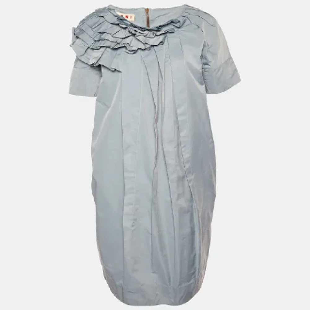 Marni Pre-owned Polyester dresses Gray Dames