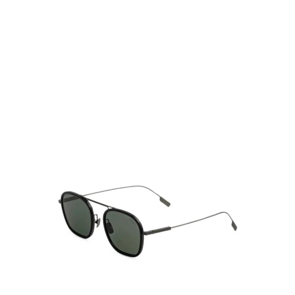Zegna Sunglasses, Male, 51 Mm, Aviator Sunglasses Gray