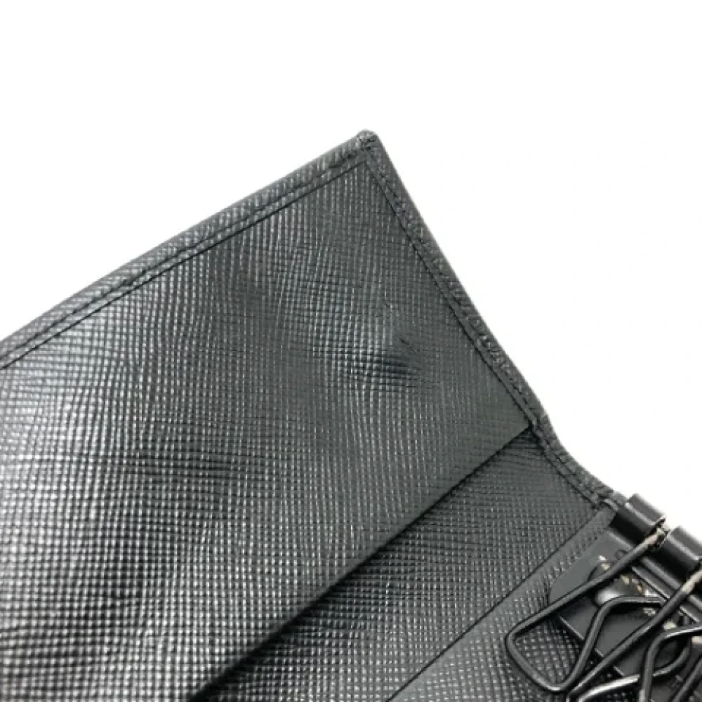 Prada Vintage Pre-owned Nylon wallets Black Dames