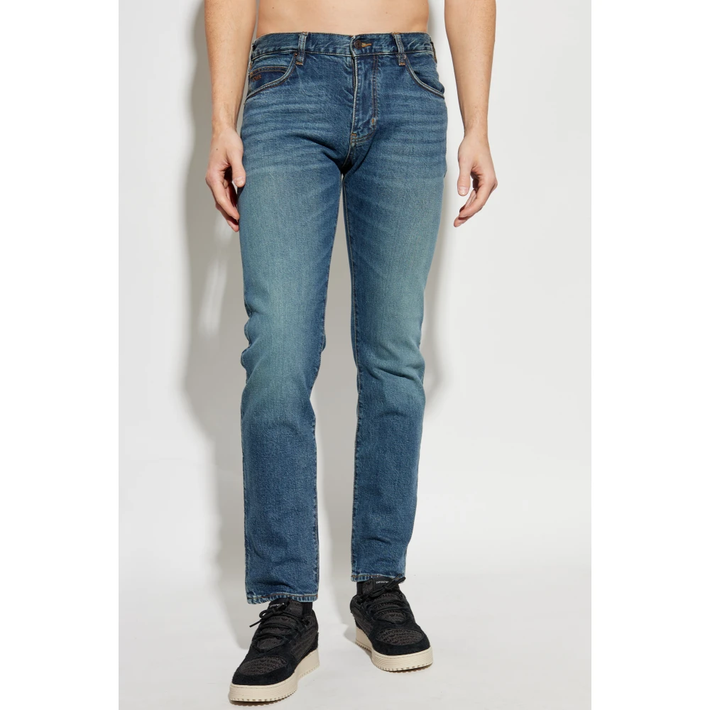 Emporio Armani Tapered leg jeans Blue Heren