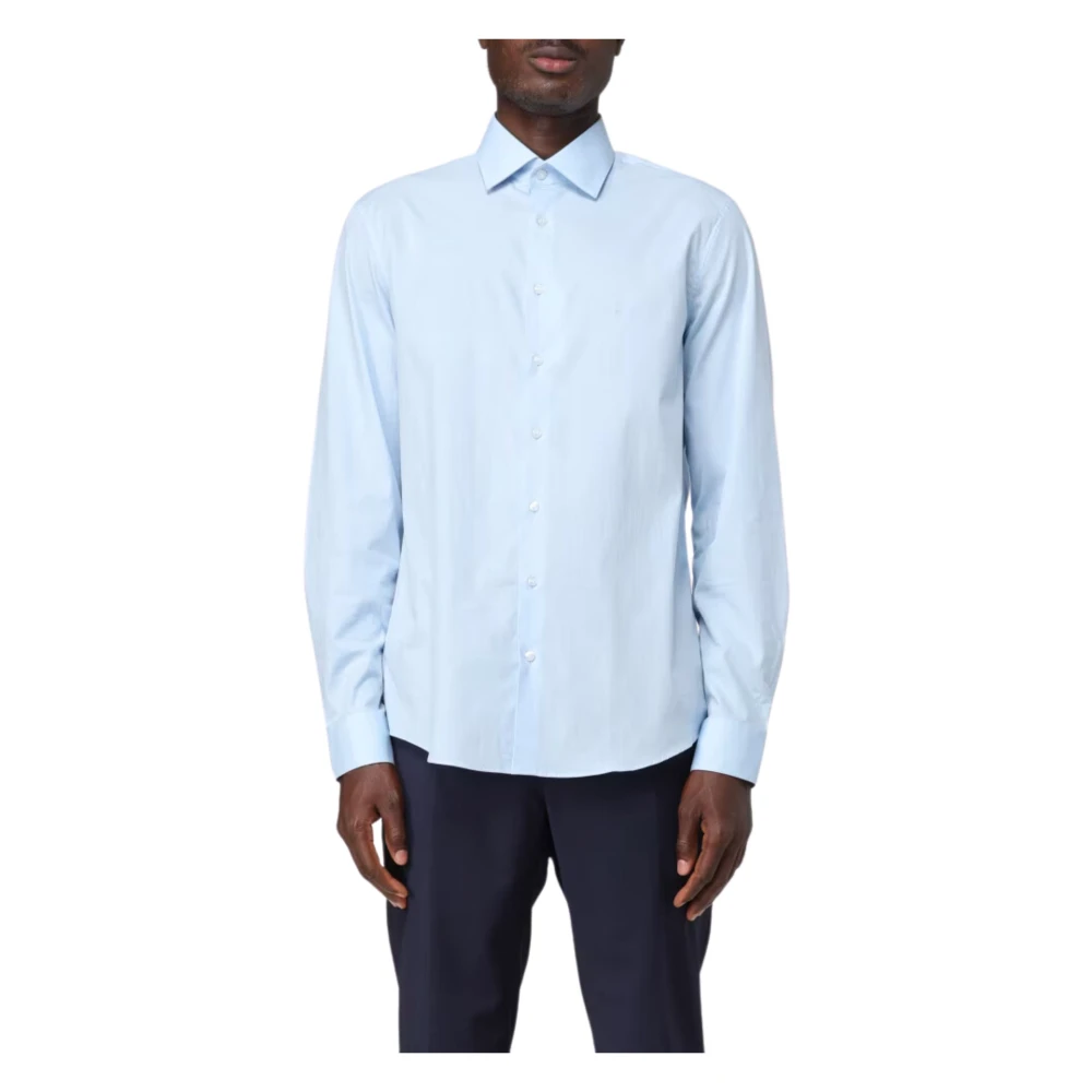 Calvin Klein Heldere Blauwe Slim Fit Overhemd Blue Heren