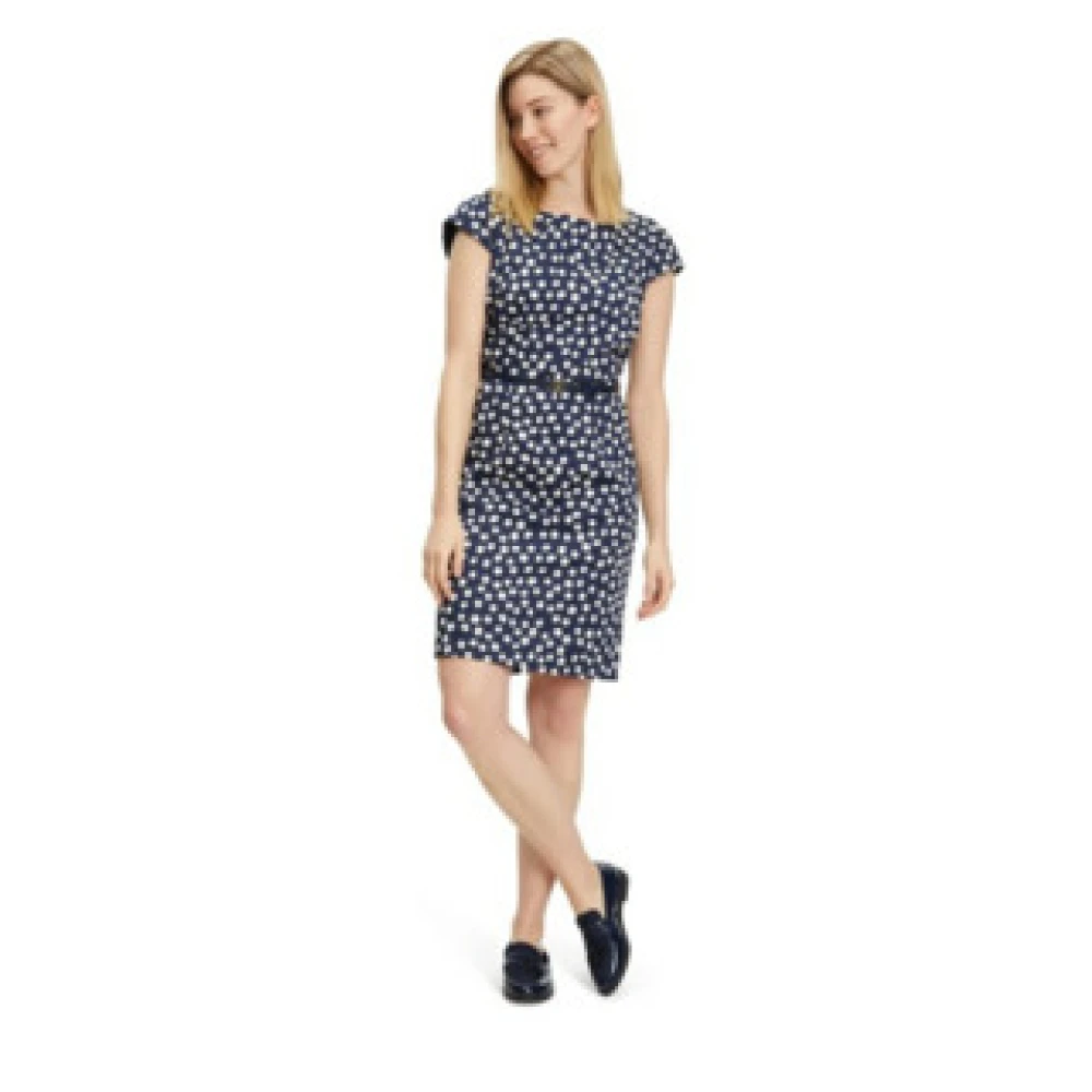 Betty & Co Stijlvolle Uni Top Blue Dames