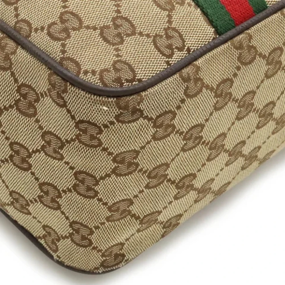 Gucci Vintage Pre-owned Canvas totes Beige Unisex