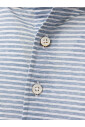 polo-a-rayures-bleu-blanc-en-coton-et-lin