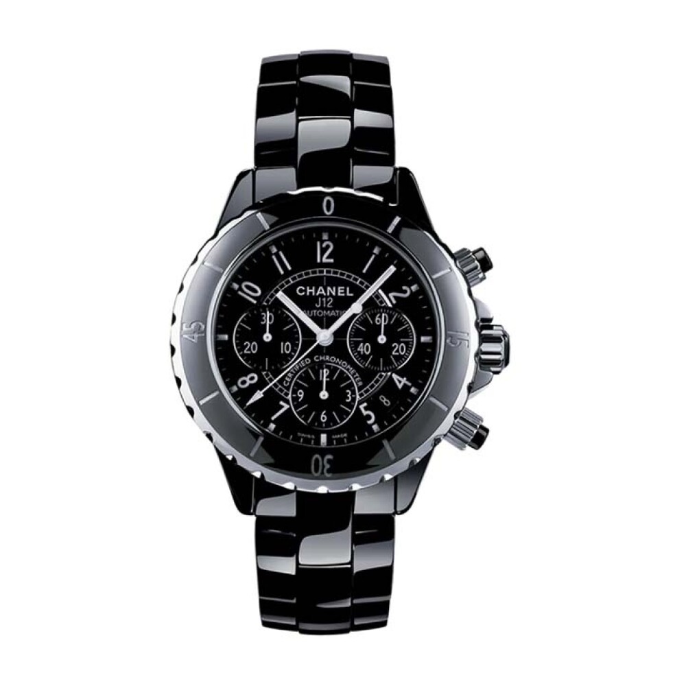 Chanel cheap horloge zwart