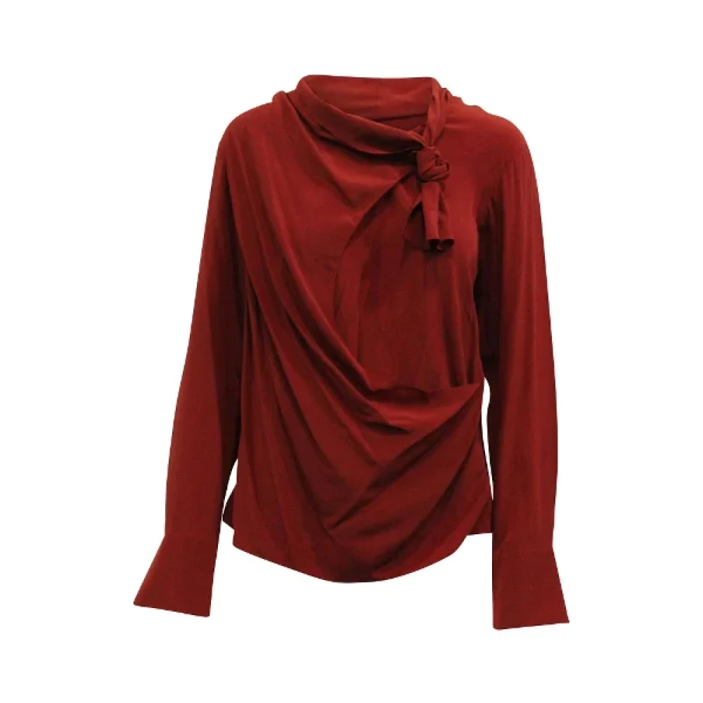 Chloé Pre-owned Silk tops Red Dames