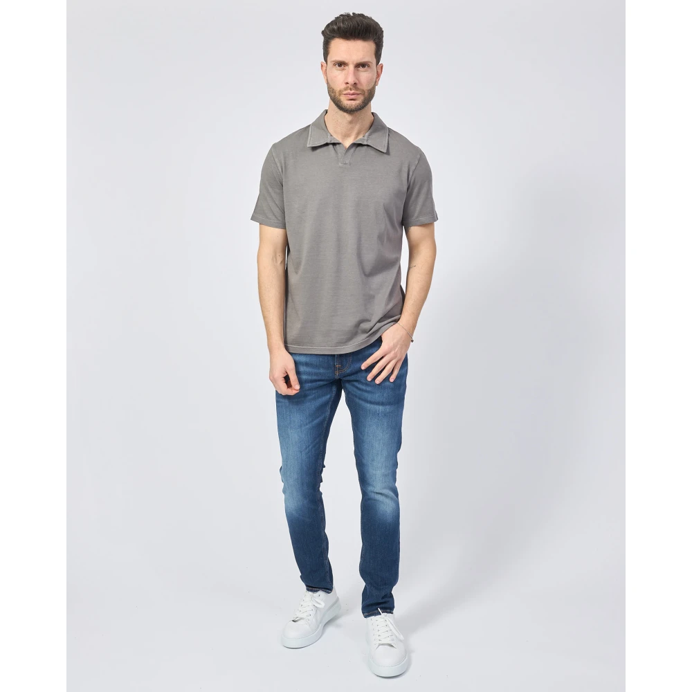 Ecoalf Biologisch Katoenen Poloshirt Grijs Gray Heren