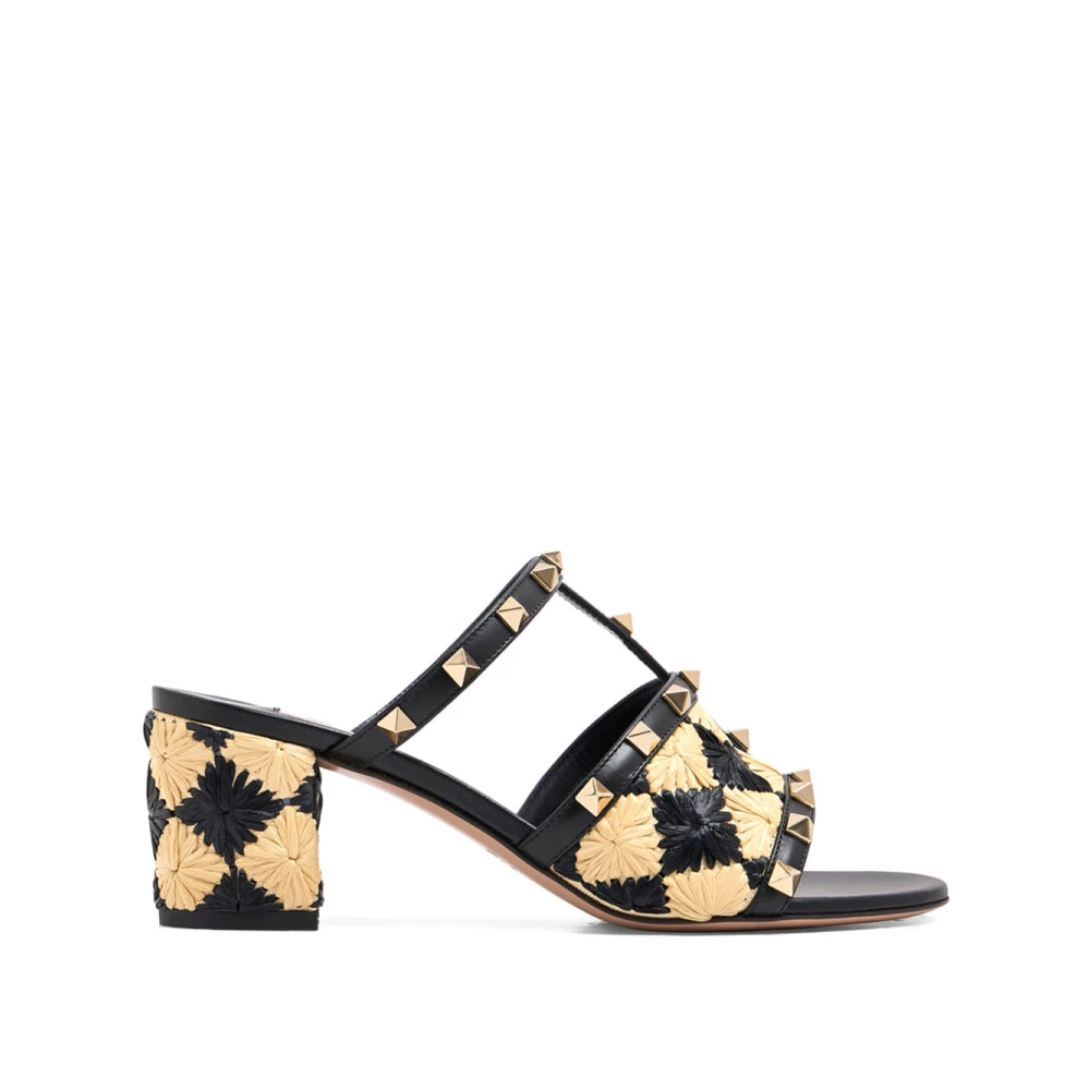 Valentino Garavani Vrouw Beige Schoenen Dames, 40 Eu, Heeled Mules