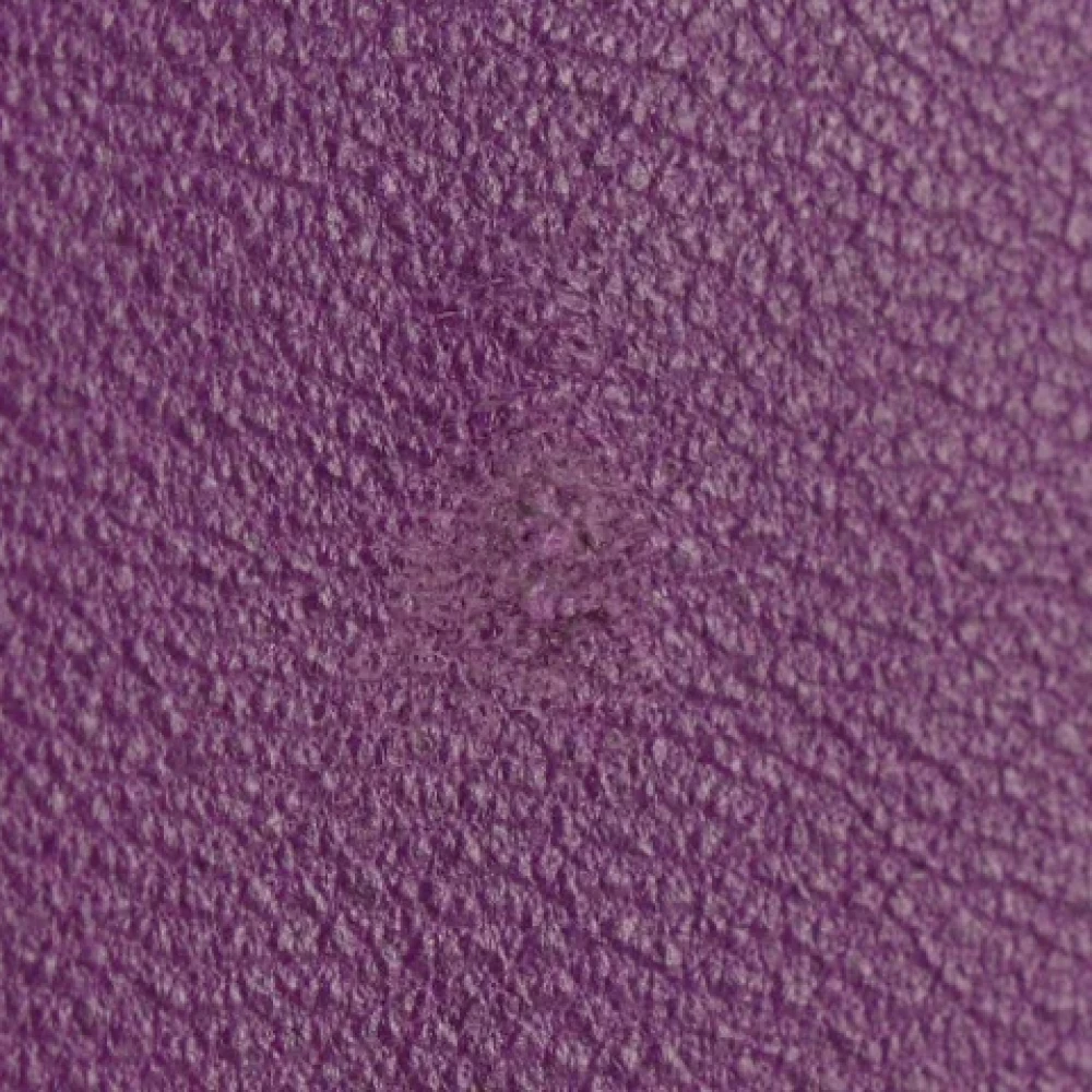 Hermès Vintage Pre-owned Leather crossbody-bags Purple Dames