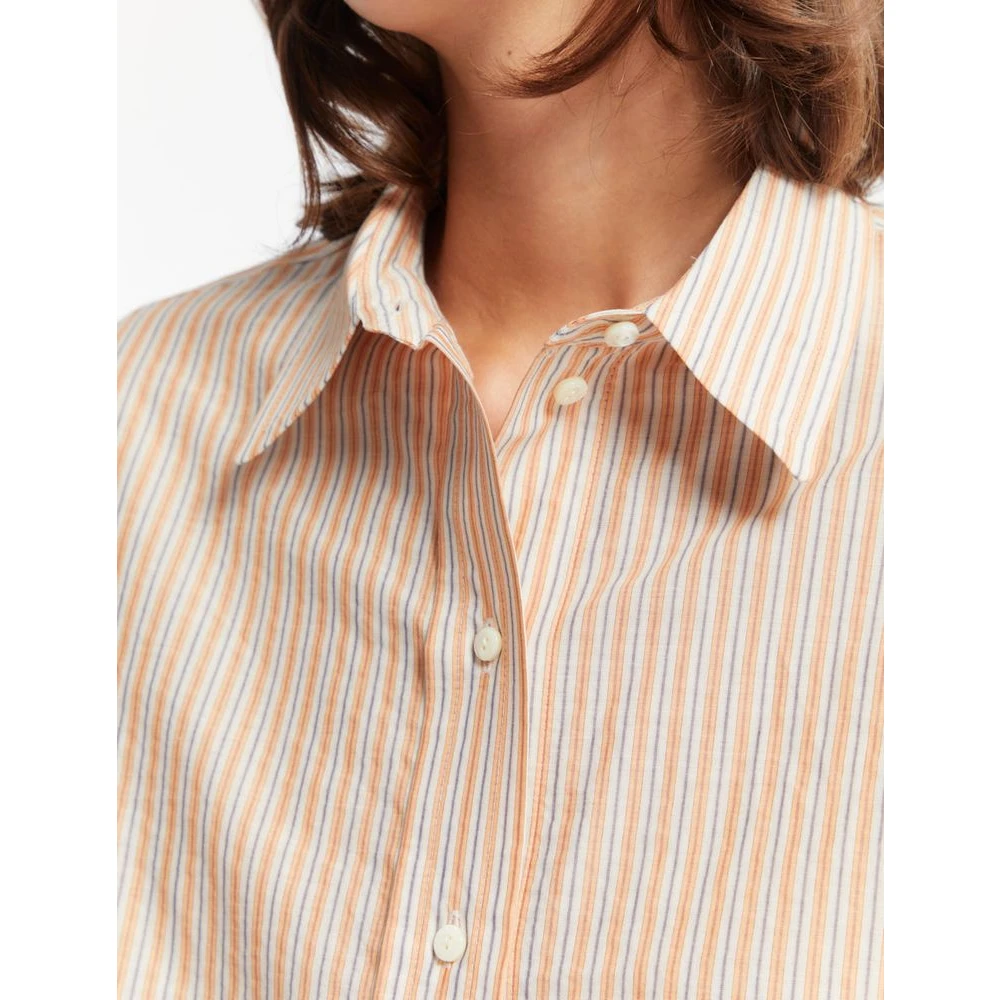 Ines De La Fressange Paris Maureen katoenen gestreepte shirt Multicolor Dames