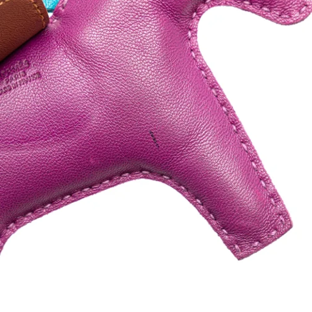 Hermès Vintage Pre-owned Leather key-holders Purple Dames