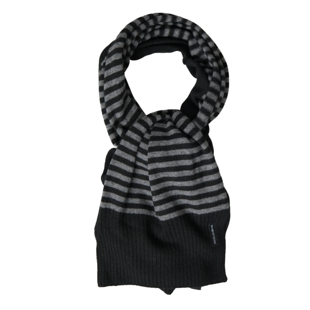 Dolce & Gabbana Men's Multicolor Elegant Striped Wool Blend Scarf - Winter Scarves - One Size - Accessories