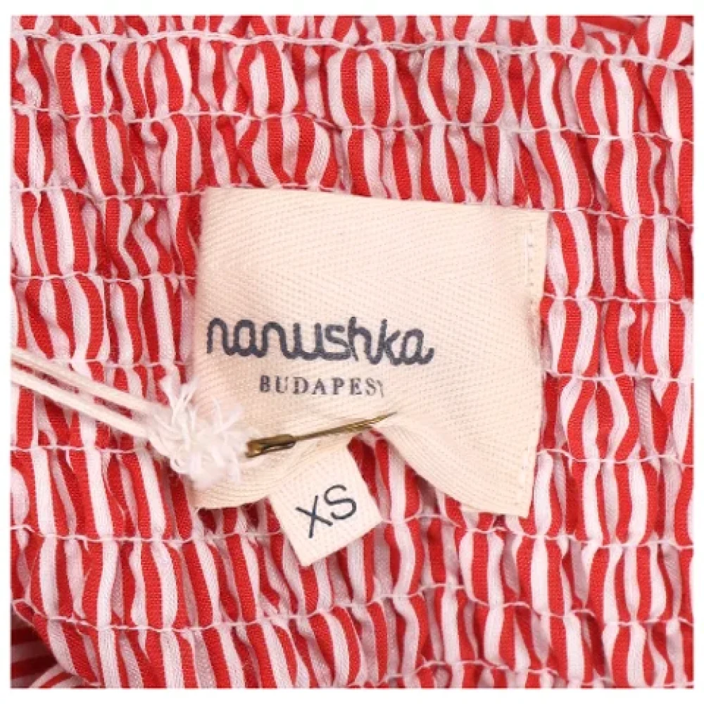 Nanushka Cotton dresses Red Dames