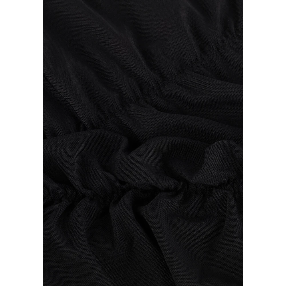 Co'Couture Zwarte Mesh Jurk Elegante Charme Black Dames