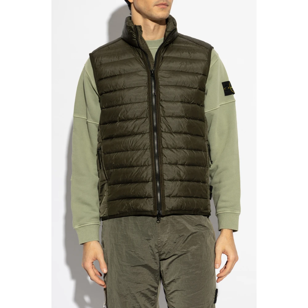 Stone Island Donsvest Green Heren