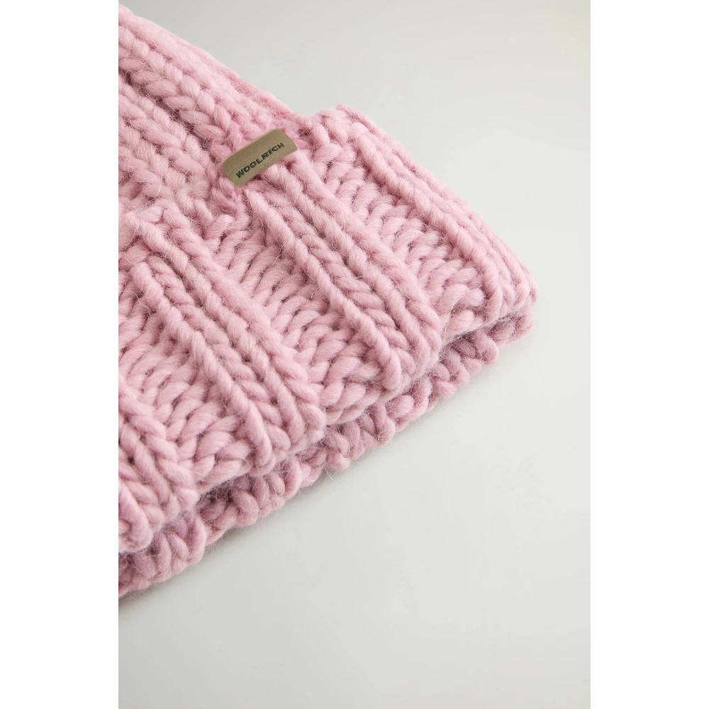 Woolrich Gebreide Alpacamix Wintermuts Pink Dames