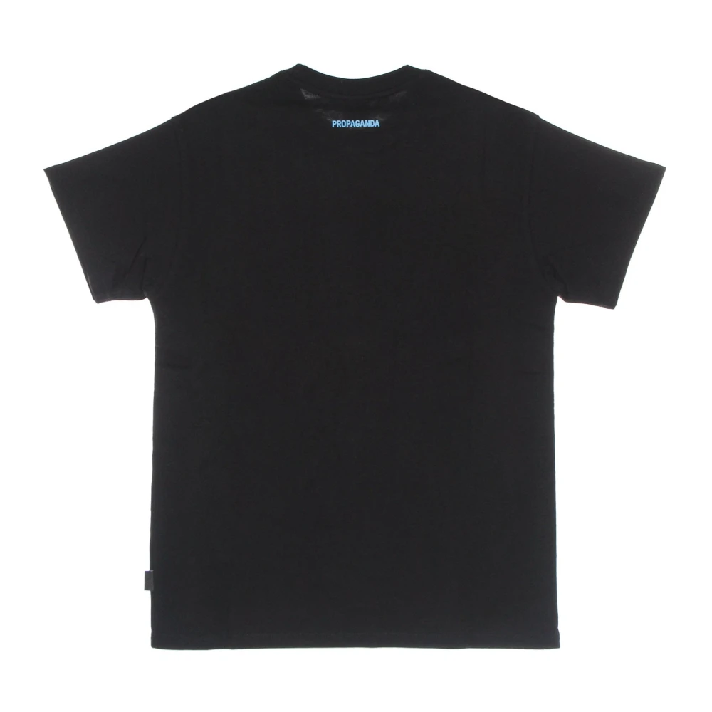 Propaganda Zwart Logo Water Tee Korte Mouw Black Heren