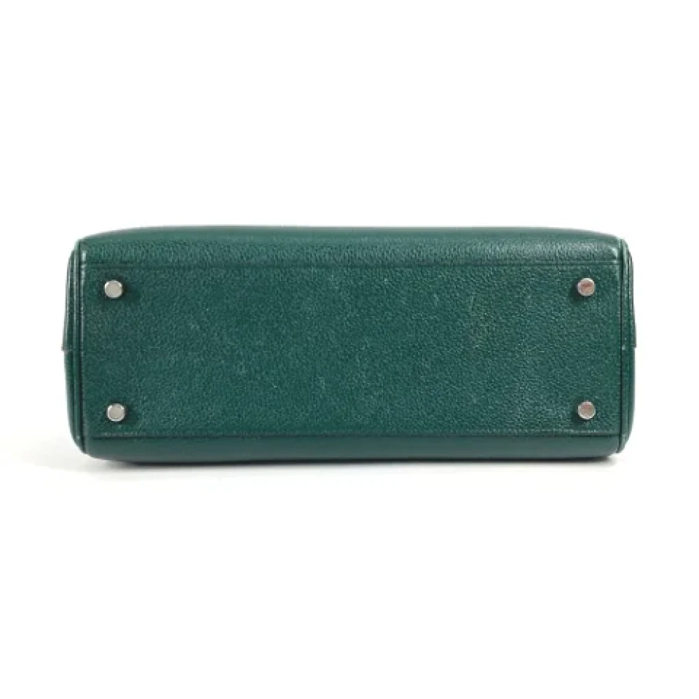 Gucci Vintage Pre-owned Leather gucci-bags Green Dames