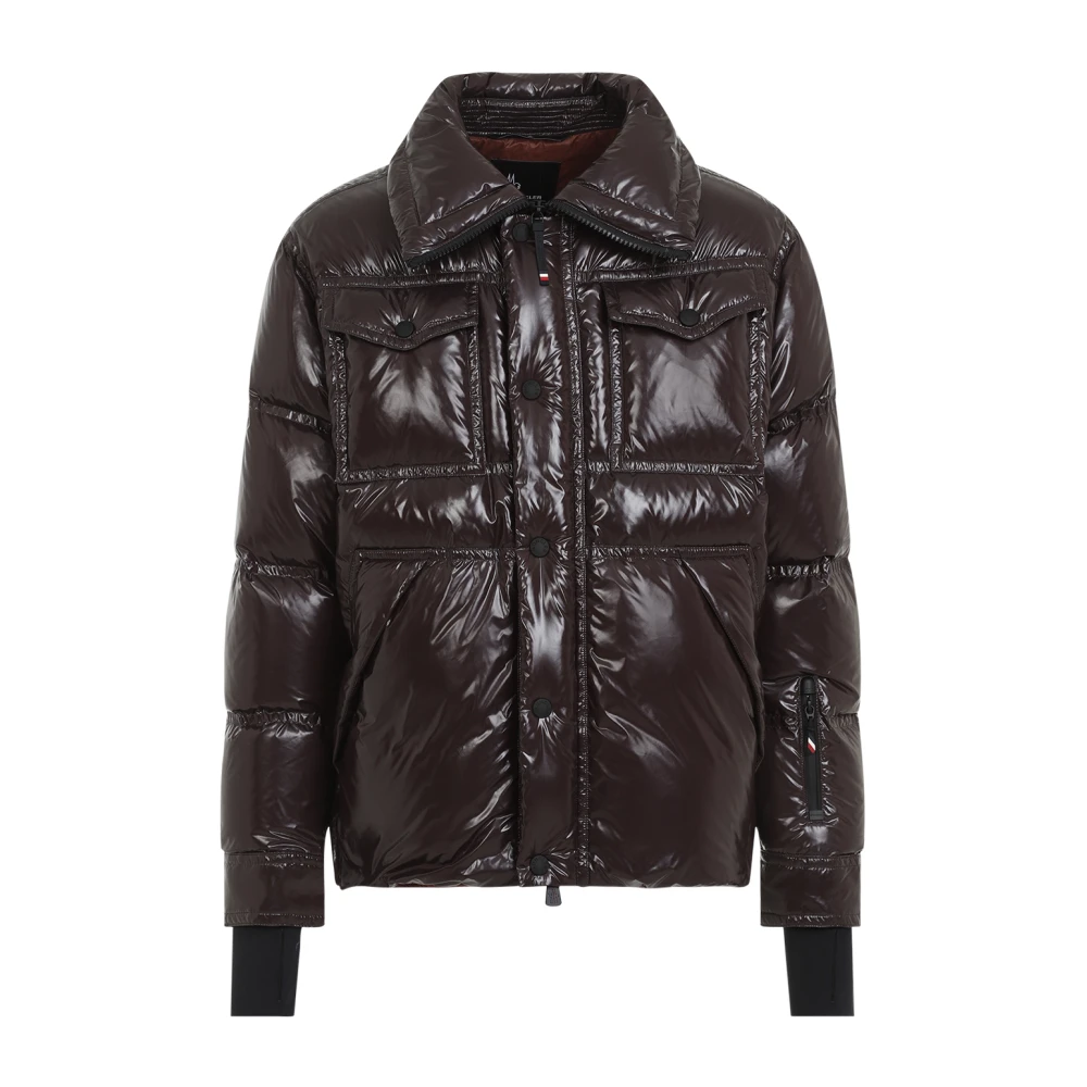 Moncler Taupe Overhemdjasje Brown Heren