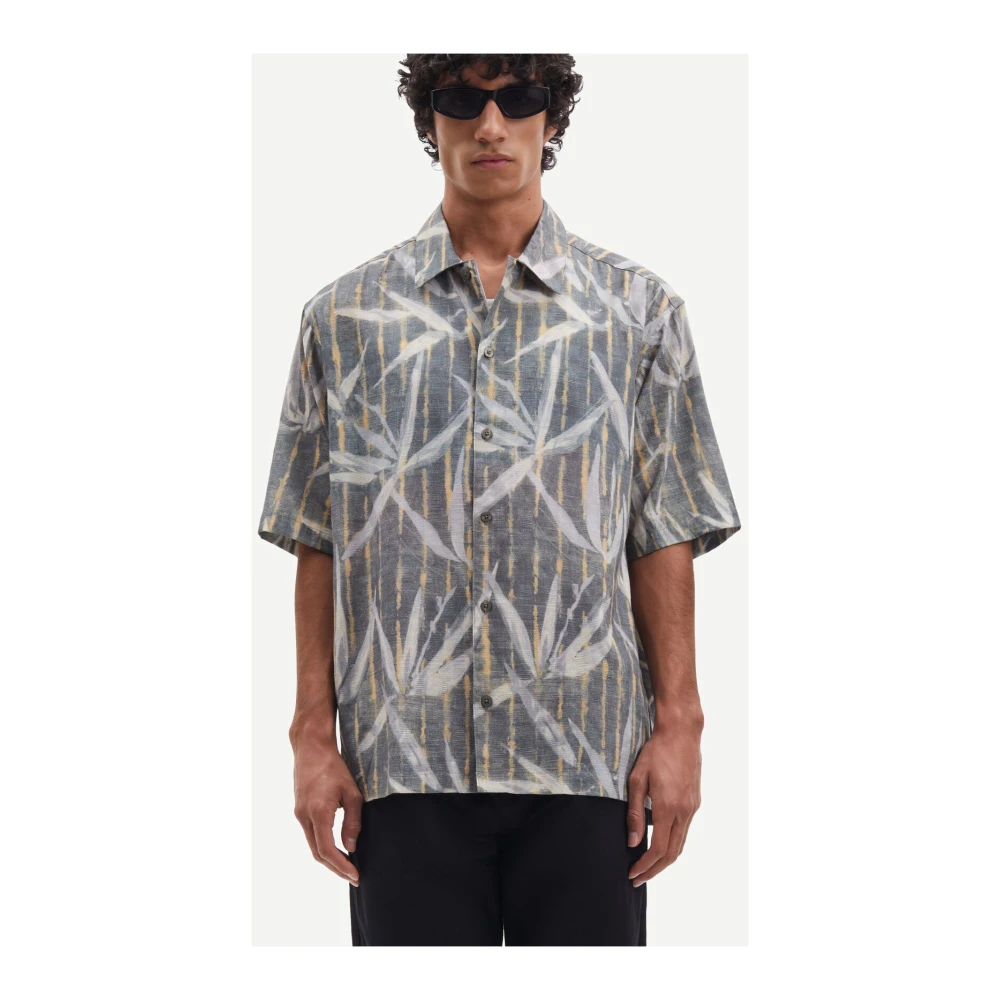 Samsøe Camisa Saayo X 15142 Blurred Palms Multicolor Heren