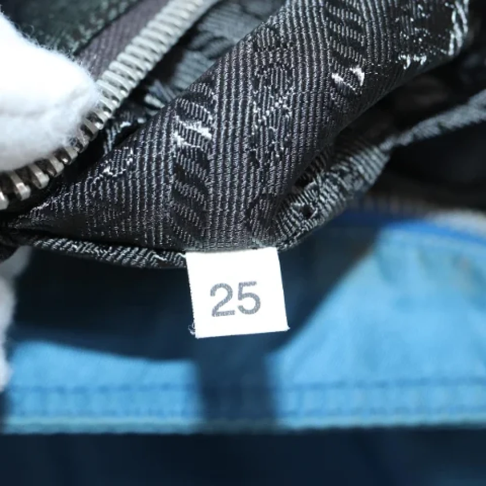 Prada Vintage Pre-owned Nylon prada-bags Blue Dames