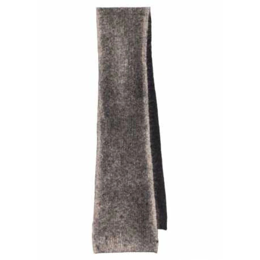 Paul Smith Poeder Grijs Tie & Die Sjaal Gray Unisex